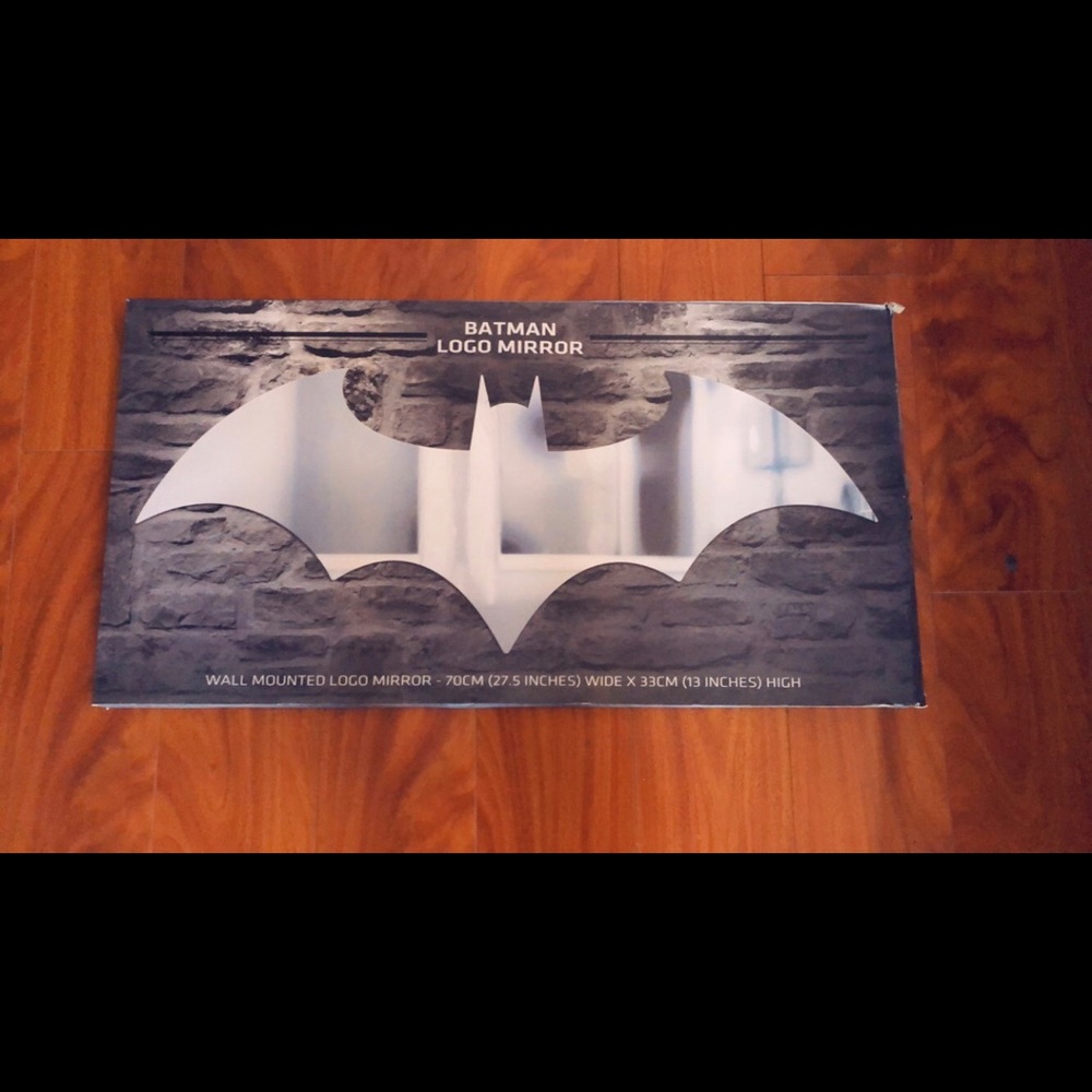 Batman logo mirror